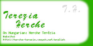 terezia herche business card